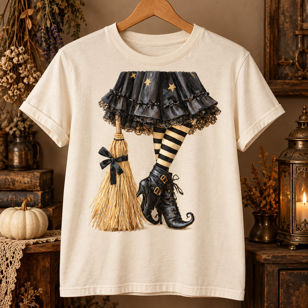 Witch Legs PNG | Halloween Witch Boots and Broom Digital Download
