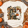 Trick or Treat PNG | Leopard Ghost Halloween Digital Download