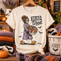 Dead Tired Halloween Skeleton PNG