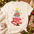 Colorful Christmas Tree PNG | Holiday Digital Download