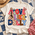 Love Like Dolly PNG | Country Western Floral Guitar Design